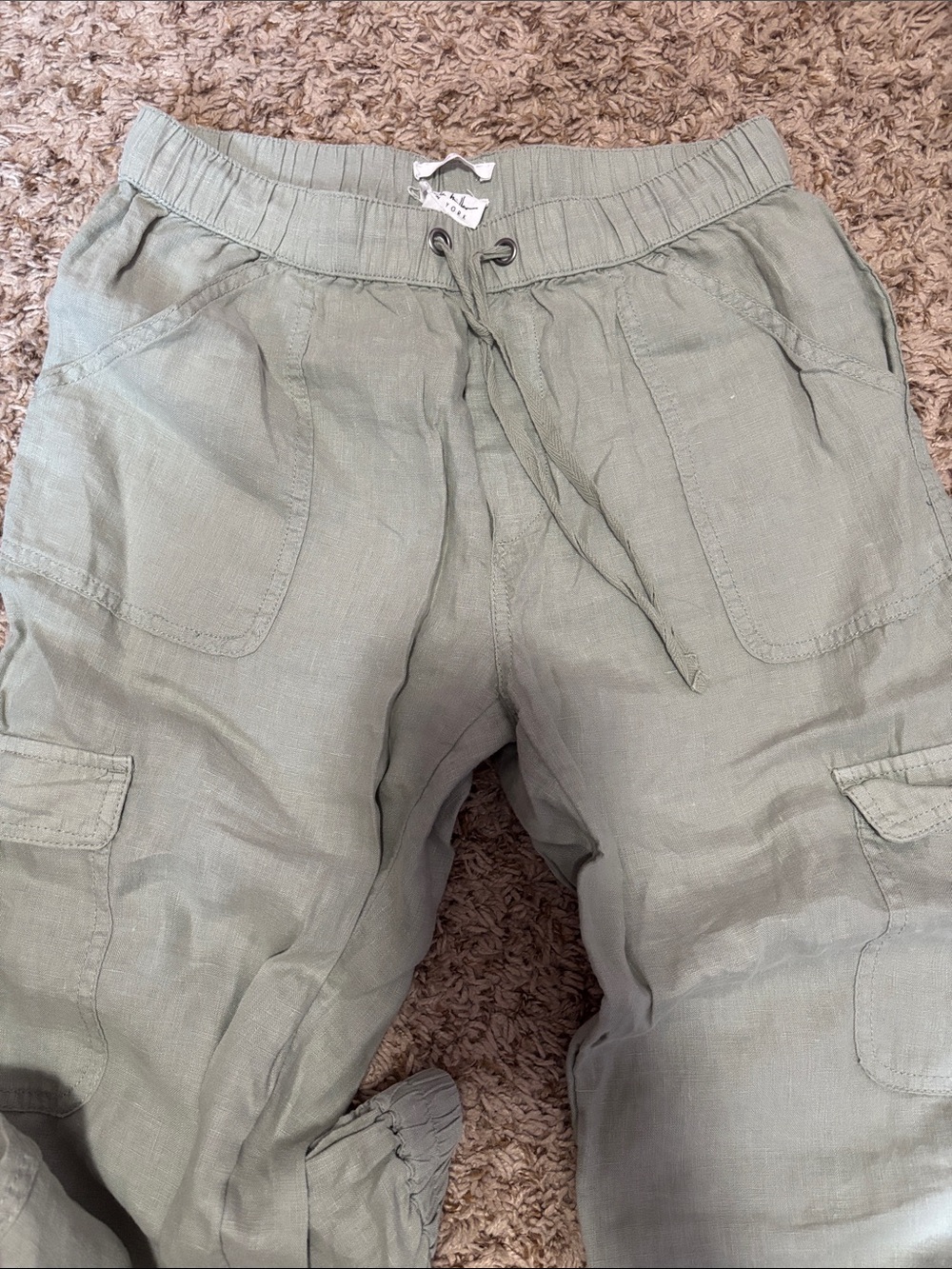 Nicole Miller Linen joggers